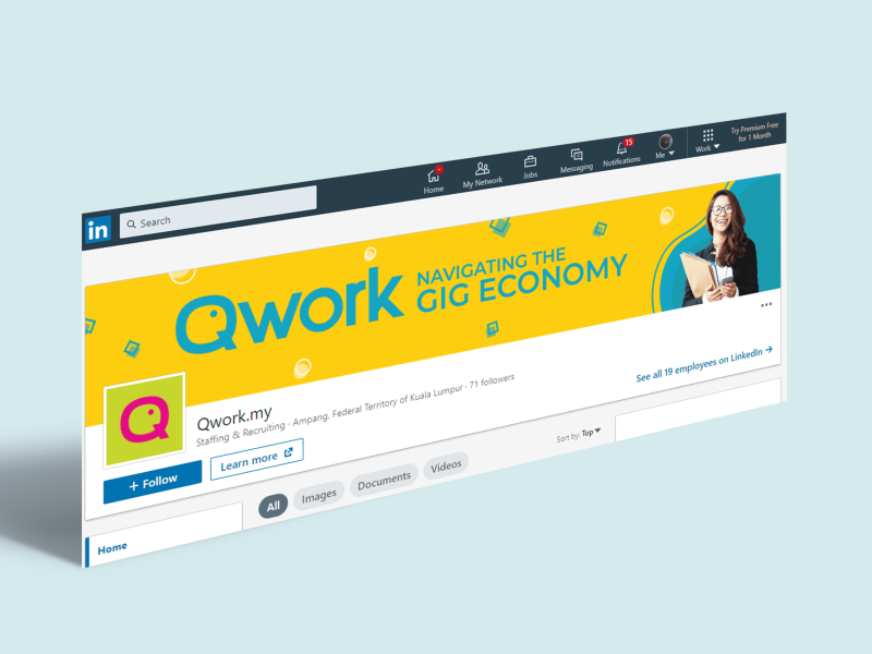 LinkedIn Banner Mockup